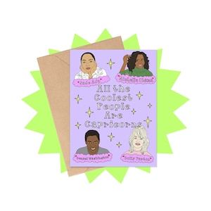 Carte d'anniversaire Capricorne célébrités, carte d'anniversaire Capricorne, carte d'anniversaire du zodiaque, carte d'anniversaire astrologie, carte d'anniversaire pour Capricorne