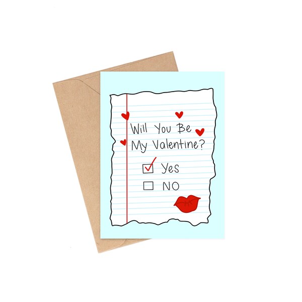 Old School Valentinskarte, nostalgische Valentinstagskarte, werden Sie meine Valentinskarte sein, nostalgische Liebestagskarte, süße Valentinstagskarte