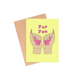 Nailed It Card, Funny Graduation Card, Pun Congratulations Card, Pun Graduation Card, 2022 Graduation Card, Funny Congratulations Card