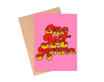 Funny Hot Momma Card, Retro Mother's Day Card
