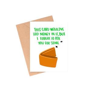 Tarjeta de dinero para papá, tarjeta divertida para el día del padre, tarjeta de cumpleaños para papá, tarjeta para padre, tarjeta para papá, tarjeta para el día del padre para el padrastro, tarjeta para el padrastro, papá