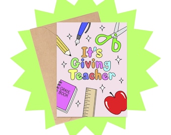 Funny Teacher Congratulations Card, Graduation Gift