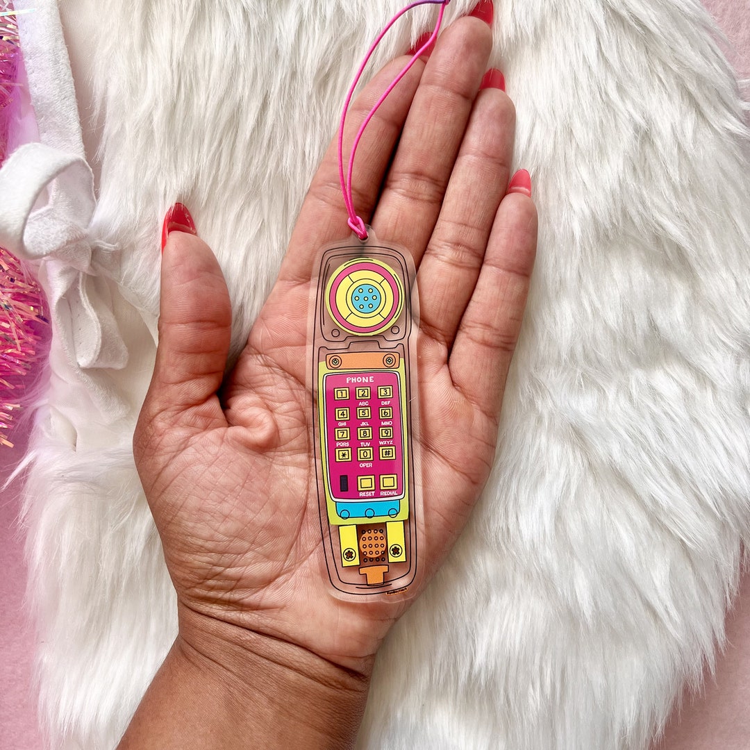 Clear 90s Phone Ornament Nostalgic Christmas Tree Ornament Etsy