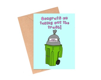 Funny Divorce Cards - Etsy Funny Divorce Cards - Etsy