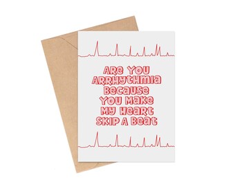 Skip A Beat Medical Valentine's Day Card