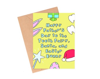 Funny Father's Day Card, Everything Dad, Mythical Creatures