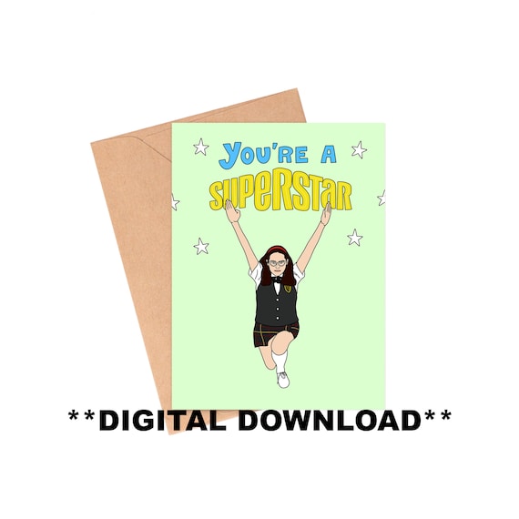 Superstar DIGITAL DOWNLOAD SNL Birthday Card Funny Birthday - Etsy Superstar DIGITAL DOWNLOAD SNL Birthday Card Funny Birthday - Etsy
