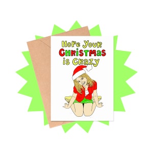 Have A Crazy Weihnachtskarte, Britney Spears Weihnachtskarte, 2000er Weihnachtskarte, 90er Weihnachtskarte, Lustige Weihnachtskarte, Pop Weihnachten