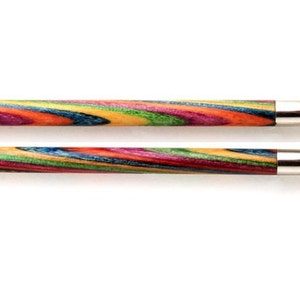 KNITPRO SYMFONIE wood interchangeable needle tips standard length 3.50mm - 15mm