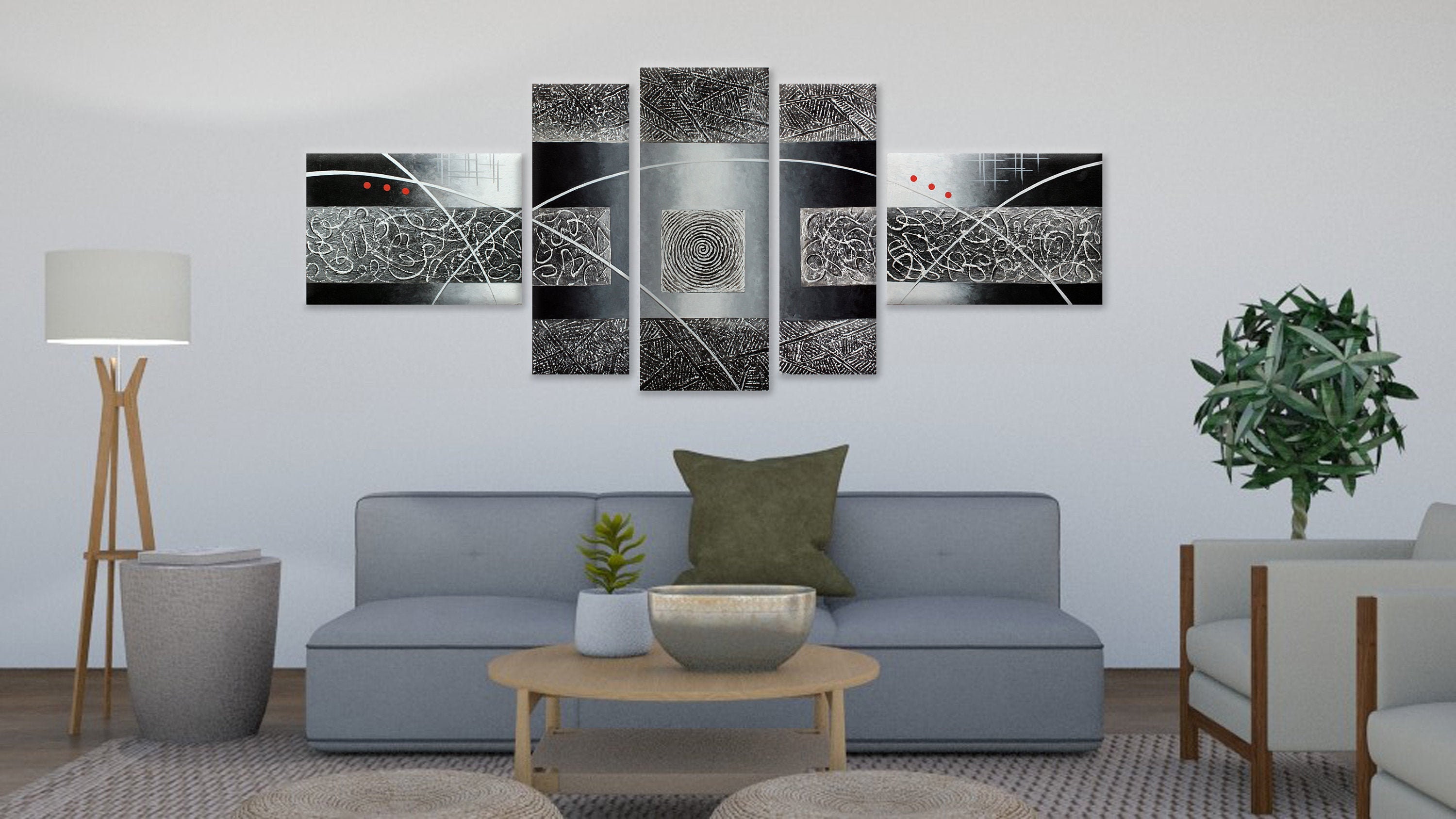 Abstract large wall art printable gorgeous design Bold | Etsy