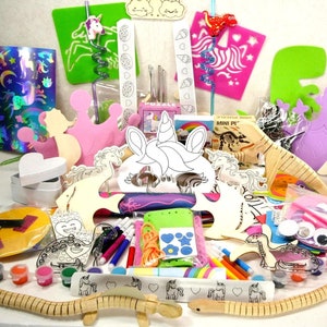 15 Crafts Gift Box Art Gift Busy Box Party Craft Kid Craft Gift Home School Art Supply Birthday Gift Girl Boy Craft Gift Fun Box Crafty Gift