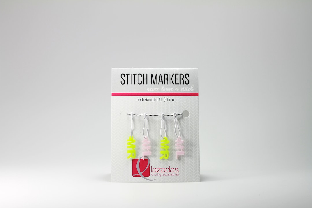 Increase Stitch Markers M1R Nad M1L Stitch Markers Set Etsy