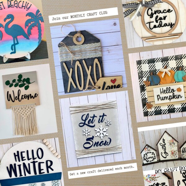 Holiday Wood Crafts Etsy