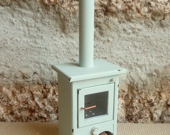 POÊLE À BOIS vintage Maison de Poupée miniature Neuf Sous Blister EUR 8 POÊLE À BOIS vintage Maison de Poupée miniature Neuf Sous Blister EUR 8