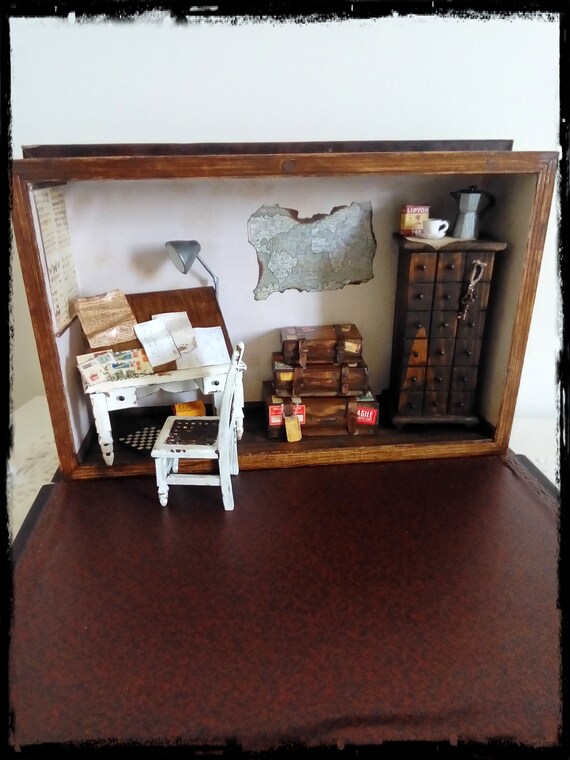 miniature library furniture