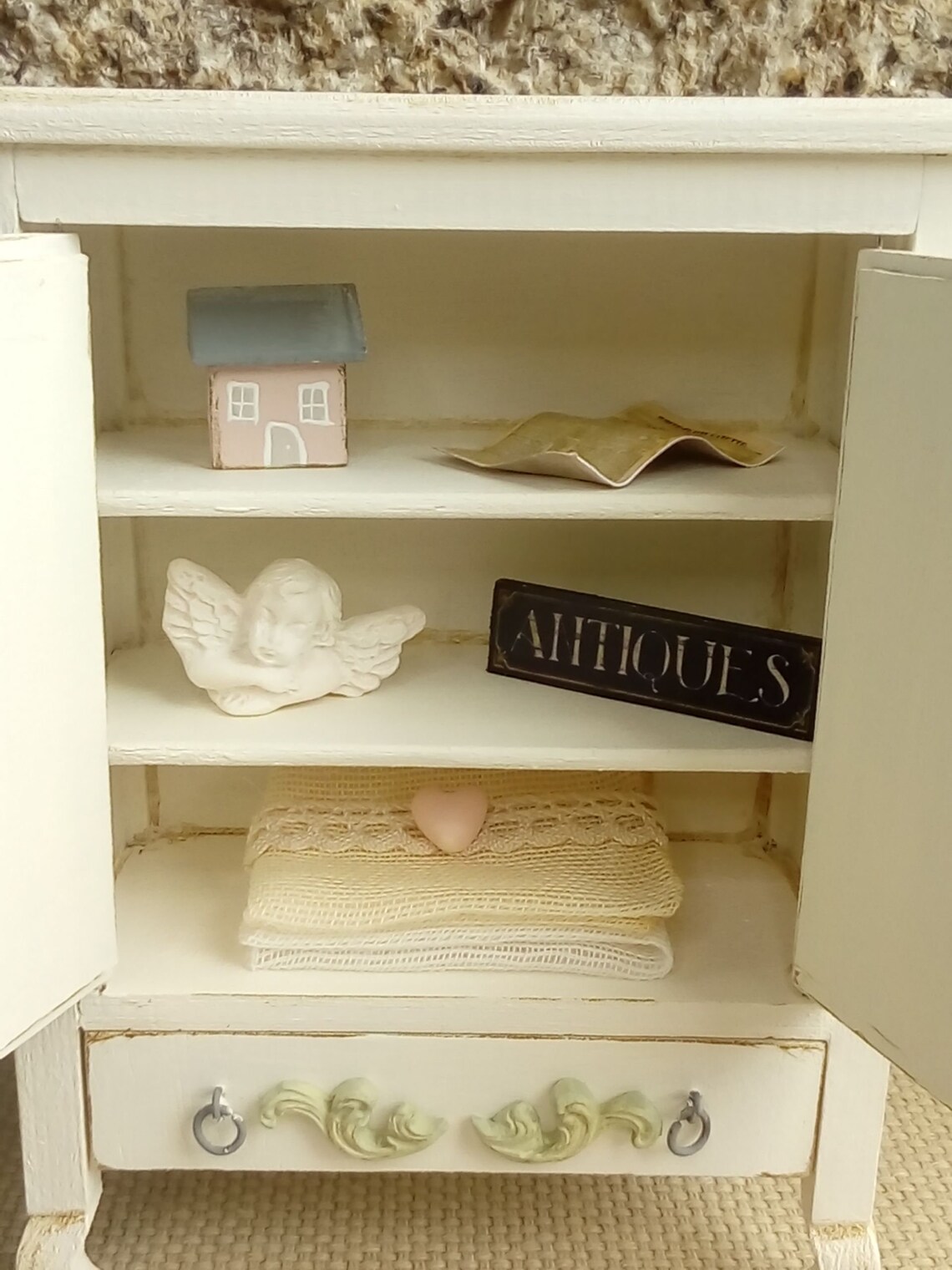 Dollhouse Armoire Dollhouse Miniature Wardrobe Etsy