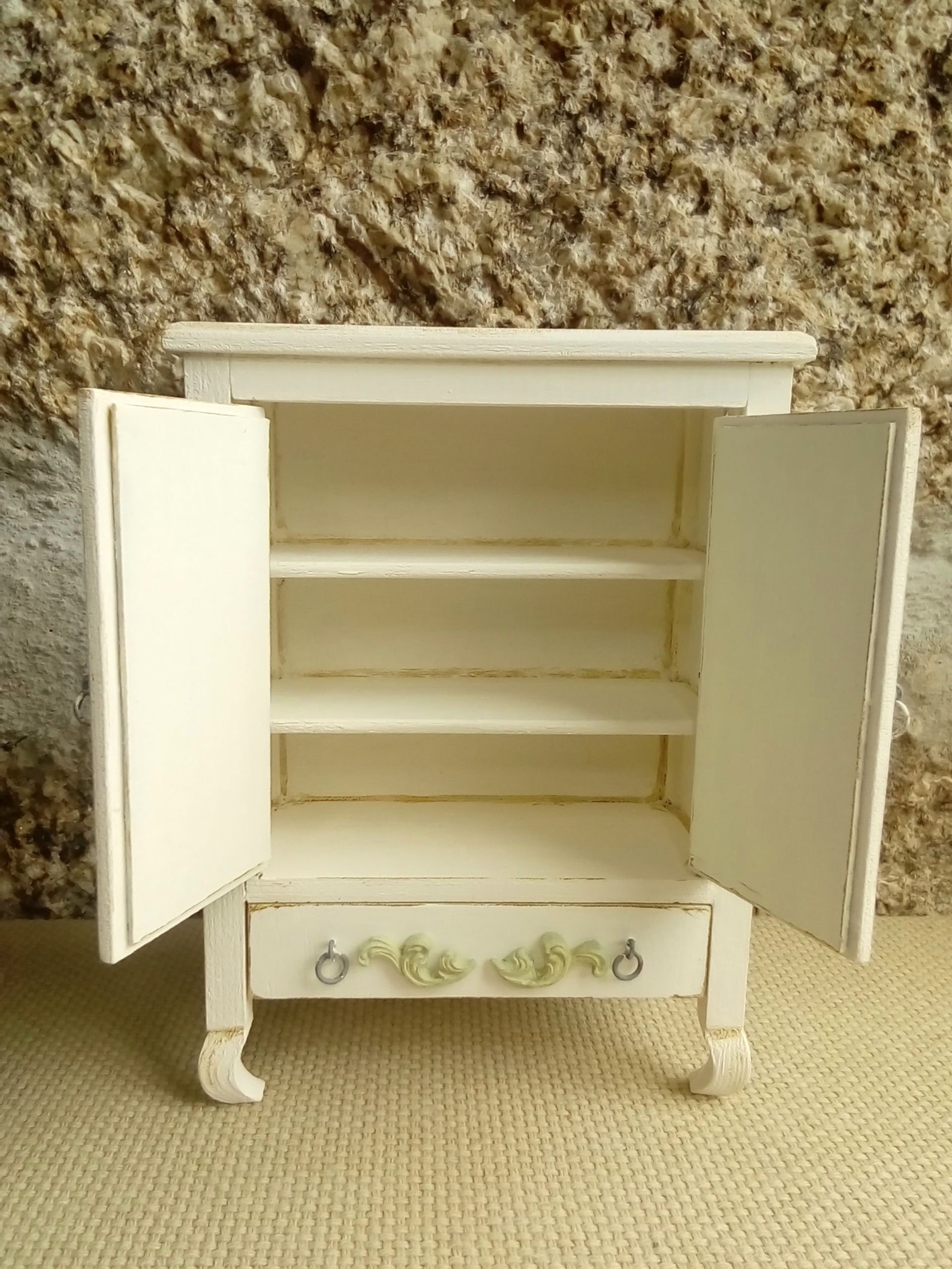 Dollhouse Armoire Dollhouse Miniature Wardrobe Etsy