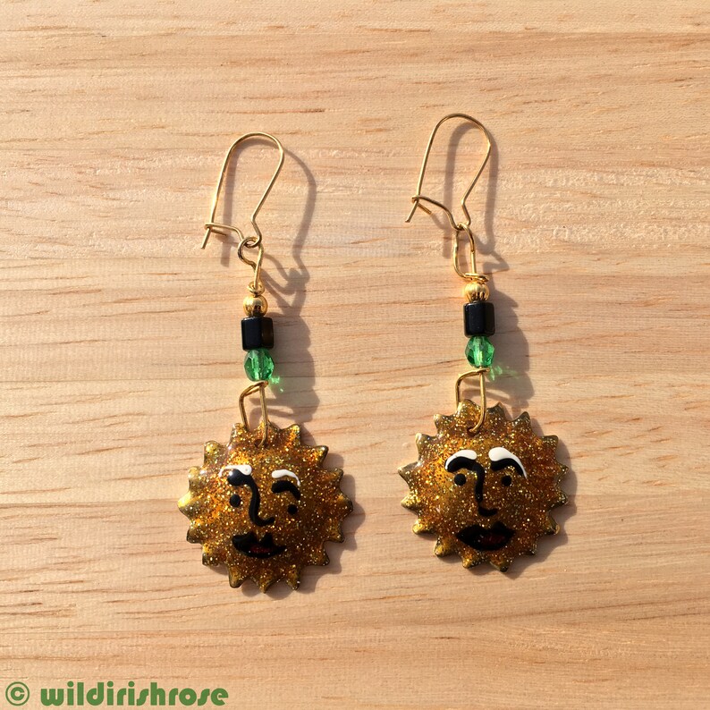 Smiling Sun earrings