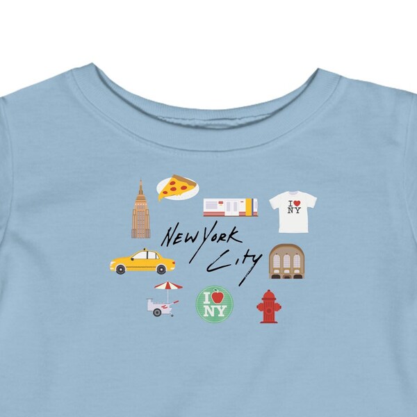 New York City Toddler's Fine Jersey Tee, NYC T Shirt for Toddler, Toddler Clothes, New York City Travel, New York City Kids Shirt