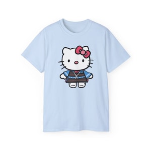 Camiseta para niños de Pueblo Kitty de Native Etsy, diseño de Pueblo Kitty, regalo para amantes de los gatos del suroeste, camiseta para adultos, linda camiseta de gatito imagen 5
