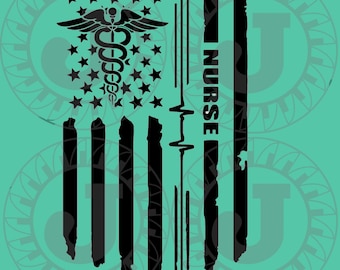 American Medical Montage JPEG, SVG, DXF & png digital files