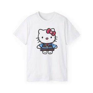 Camiseta para niños de Pueblo Kitty de Native Etsy, diseño de Pueblo Kitty, regalo para amantes de los gatos del suroeste, camiseta para adultos, linda camiseta de gatito imagen 3