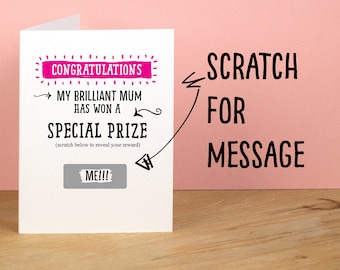 Special Prize Mother's Day Card