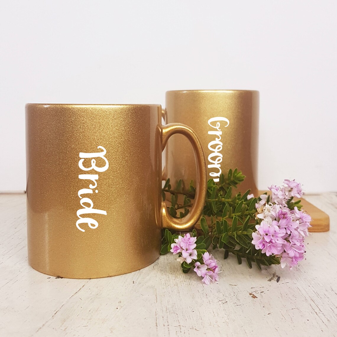Bride and Groom Matching Mug Gift Mug Set Wedding Gift for Etsy