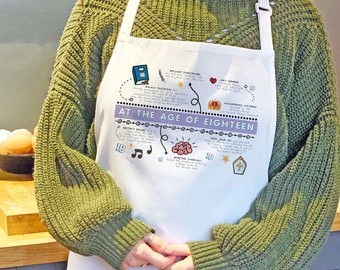 Personalised 18th birthday apron, celebrating achievements of 18 year olds