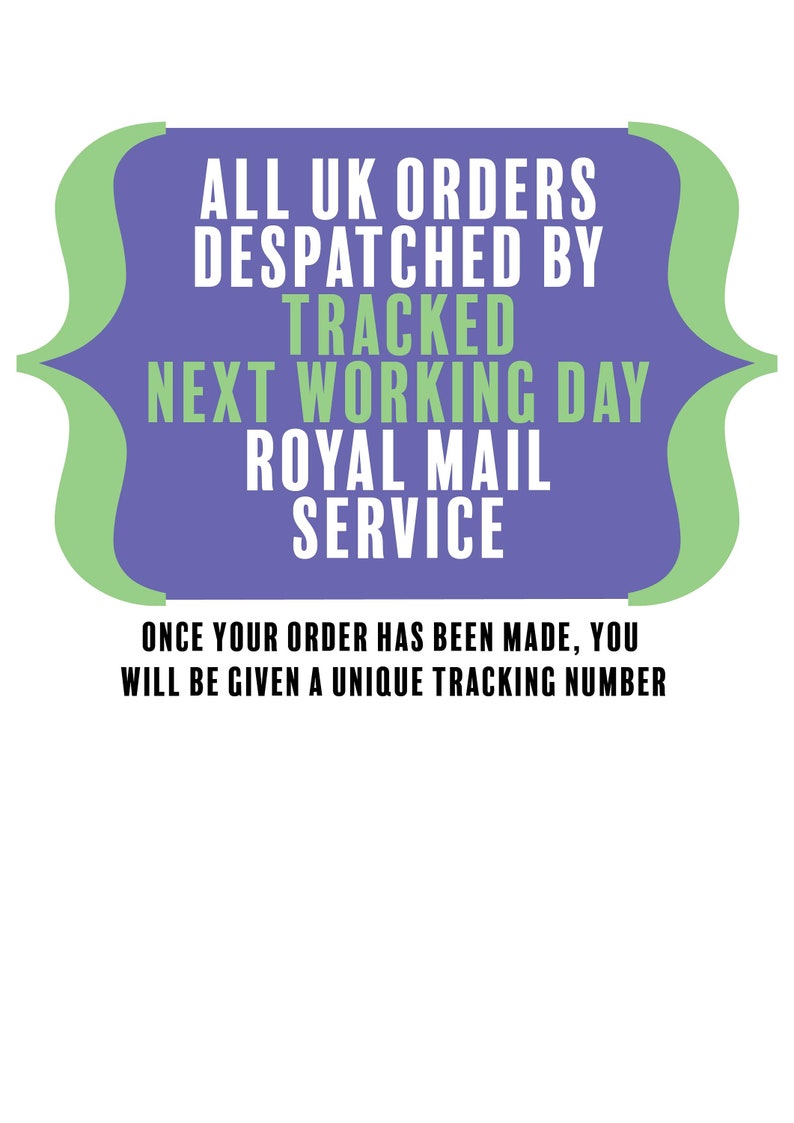 Free tracked shipping