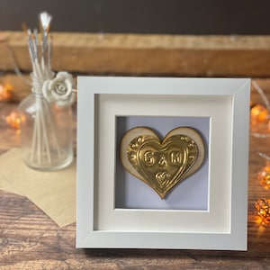 Handmade 50th wedding Anniversary gift, golden wedding anniversary gift, handmade 50th anniversary gift