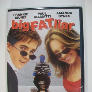 New Big Fat Liar DVD Frankie Muniz, Paul Giamatti, Amanda Bynes, 2002 image 1