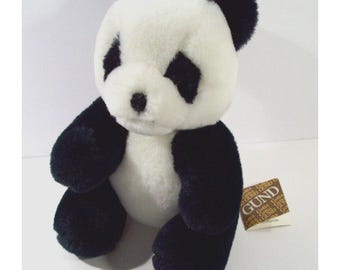 Gund Lei Ling Panda Bear 9" Jointed Plush, #2020, 1982