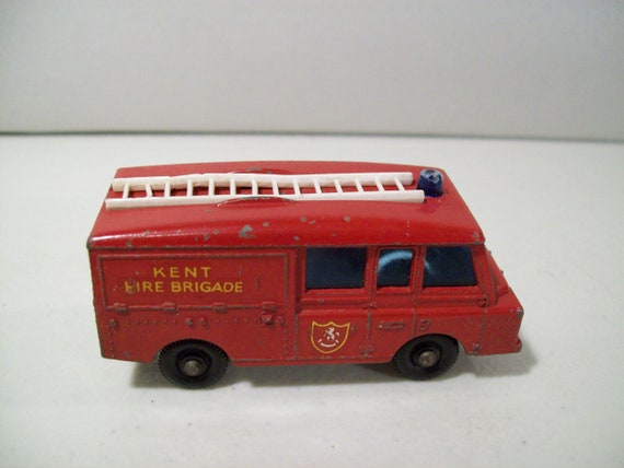 matchbox land rover fire truck