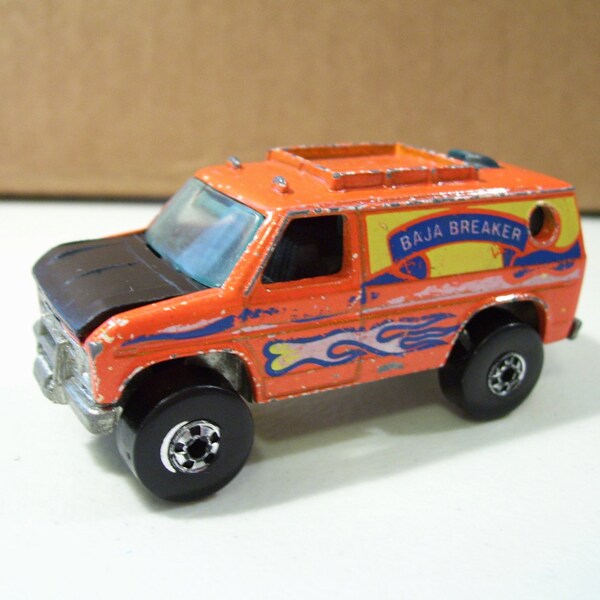 Hot Wheels Baja Breakers Diecast Van 1982, Vintage Toy
