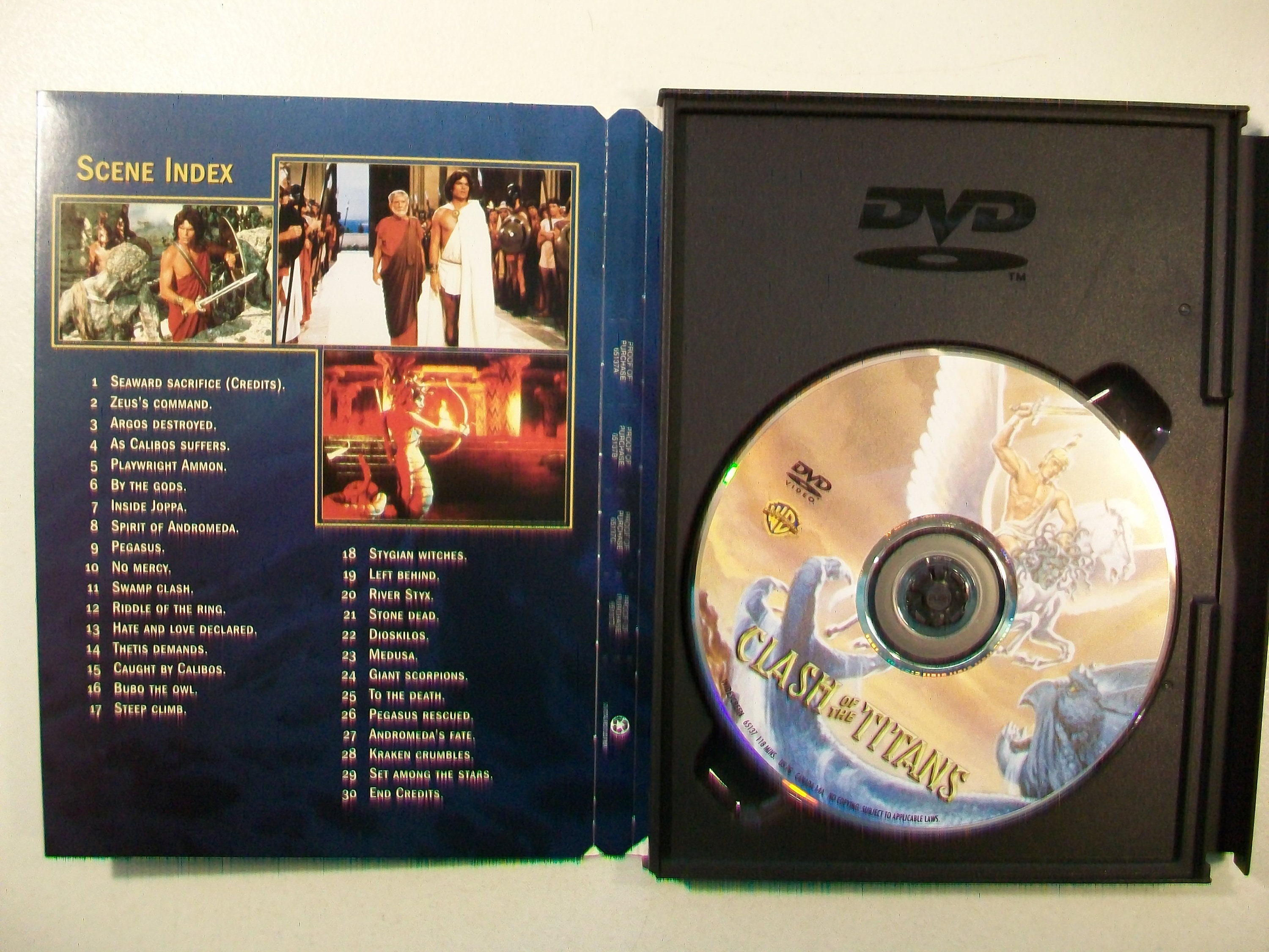 CLASH OF THE TITANS (1981) - Used DVD