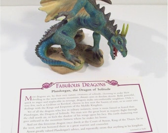 Danbury Mint Fabulous Dragons Plandorgan Dragon Figurine, John Woodward, Fantasy
