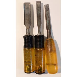 Vintage Chisel Lot, Ace, Master Mechanic, Stanley
