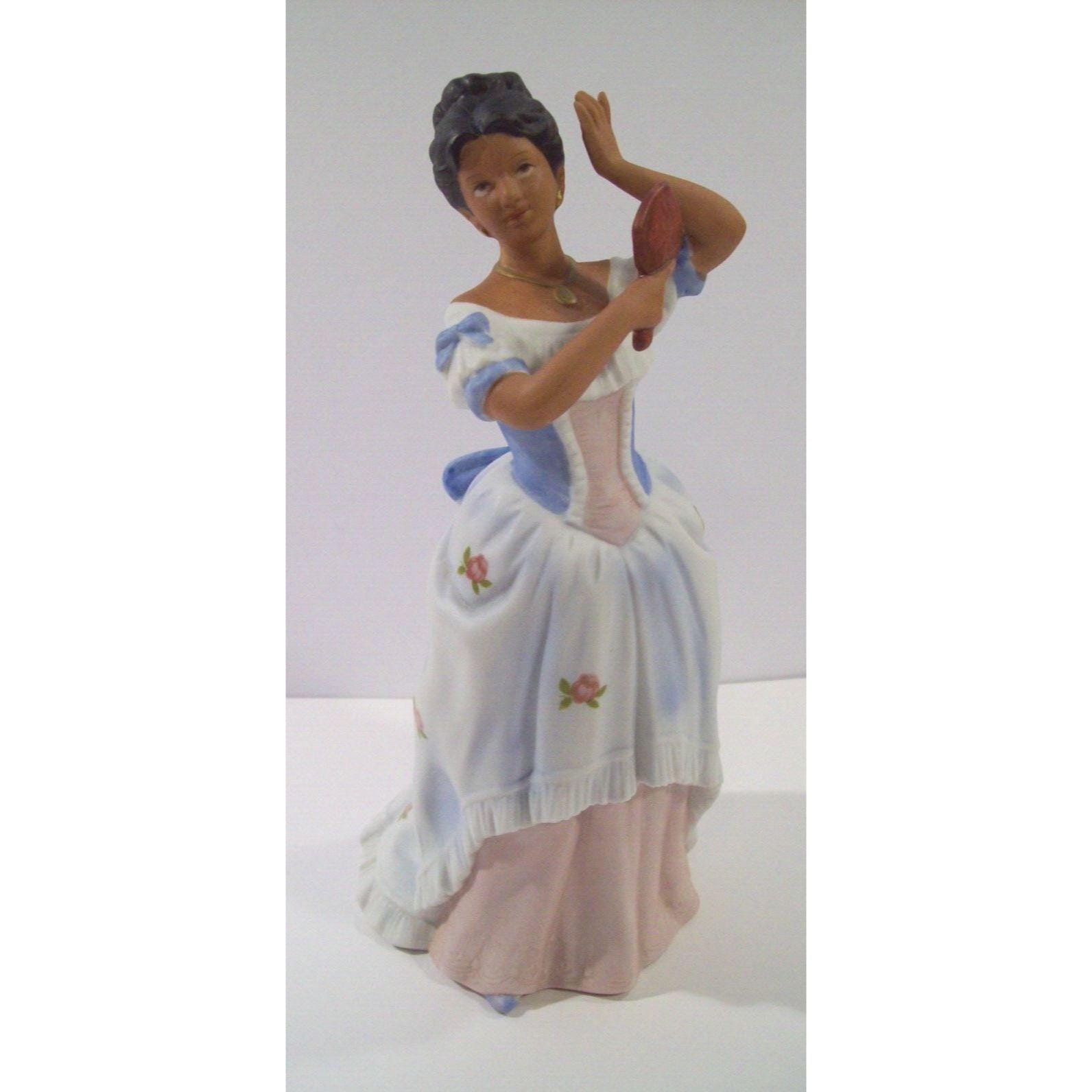 Homco Anna Marie Porcelain Victorian Lady Figurine, #1431, Home Interior