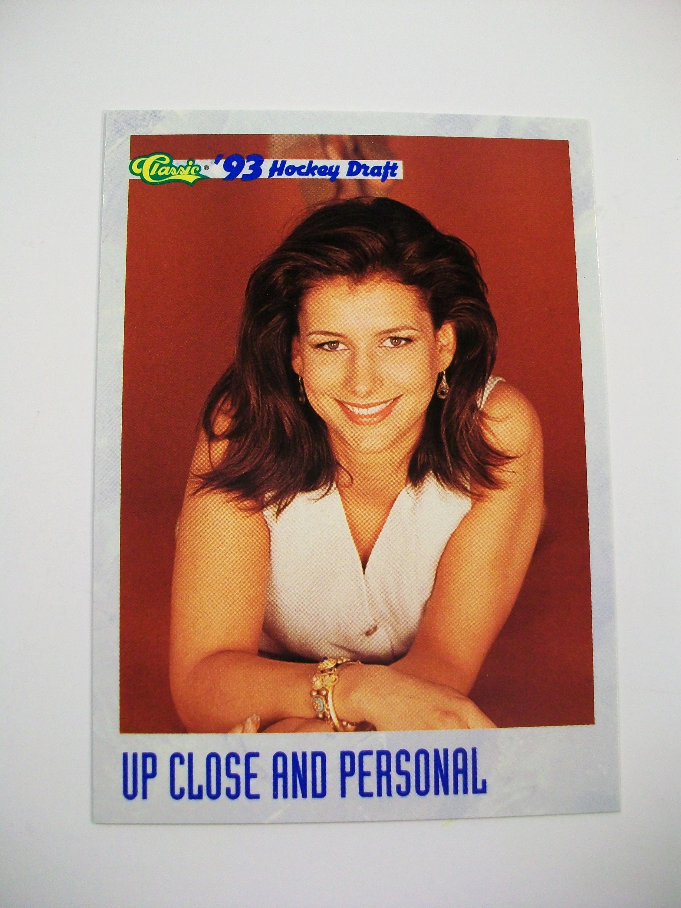 Manon Rheaume 1993 Hockey Draft Promo Card Up Close And Etsy UK