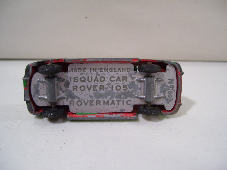 England Vintage Budgie Rovermatic Squad Car Rover 105 Die-cast Car No 60