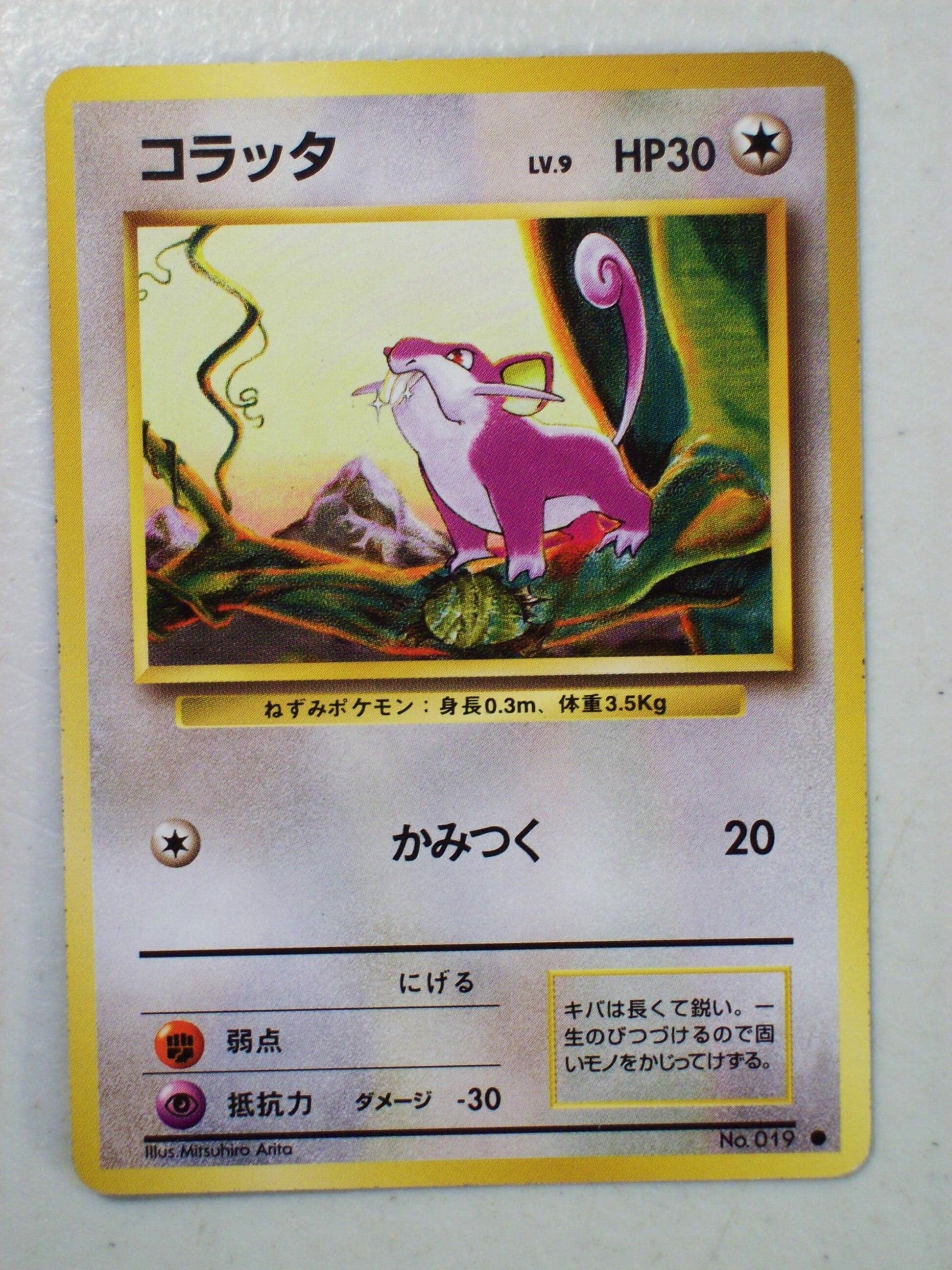 Buy 1996 Vintage Pokemon Pocket Monsters Japanese Card 019 Online in India  - Etsy