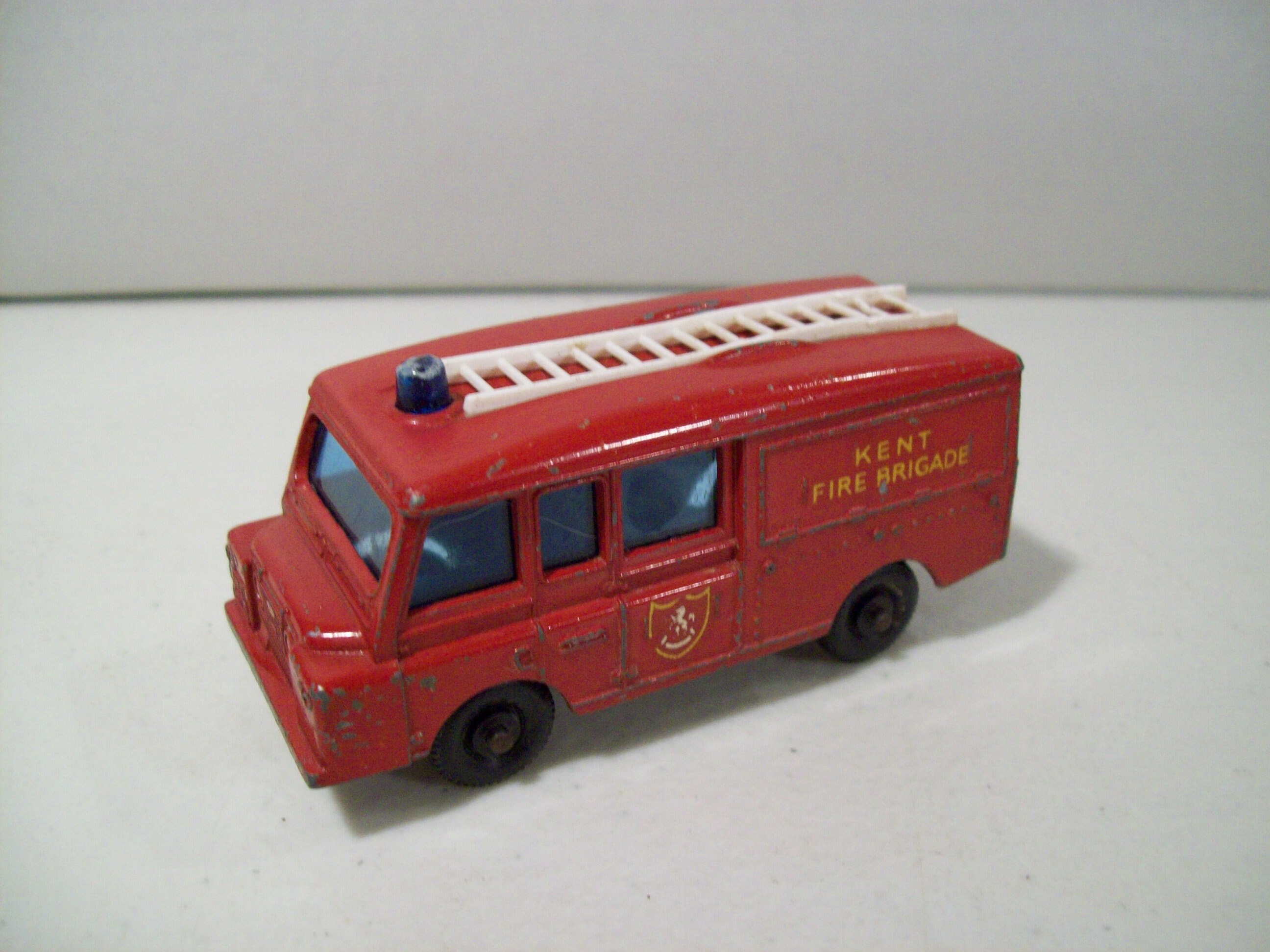 matchbox land rover fire truck
