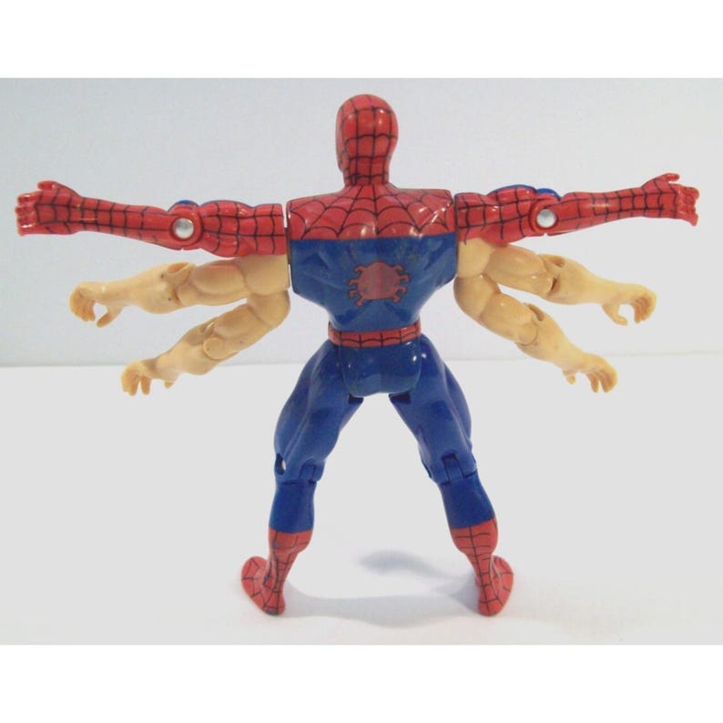 Marvel Six Arm Spider-Man Action Figure, Toy Biz, 1995 Bild 3