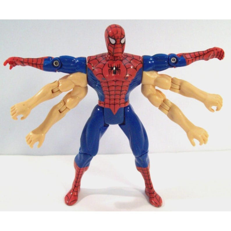 Marvel Six Arm Spider-Man Action Figure, Toy Biz, 1995 Bild 1