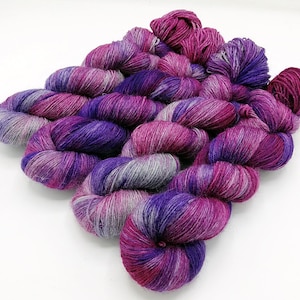 SockYarn GRIZZLY handdyed  75Wool, 25Polyamid 100g  Nr.105