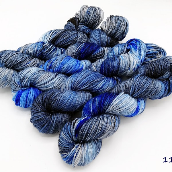 de fils teints à la main chaussette  75 Merino Laine, 25 polyamid100g Nr. 102