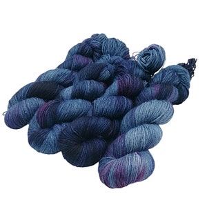 SockYarn GRIZZLY handdyed  75Wool, 25Polyamid 100g  Nr.129