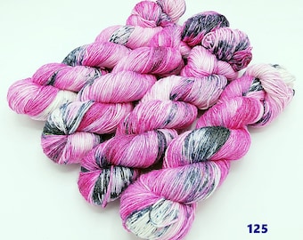 Hilo para calcetines MERINO - BAMBÚ 60 lana, 25 viscosa, 15 poliamida 100 g N° 125