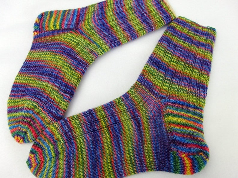 US 7-9 Nr.11 Hand Knit Socks for Women UK 5-7